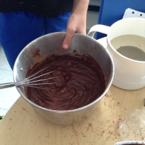 Jacob researched how to make chocolate...